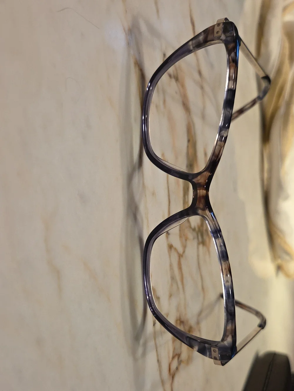 BCBGeneration Gray Tortoiseshell Cat-Eye Glasses